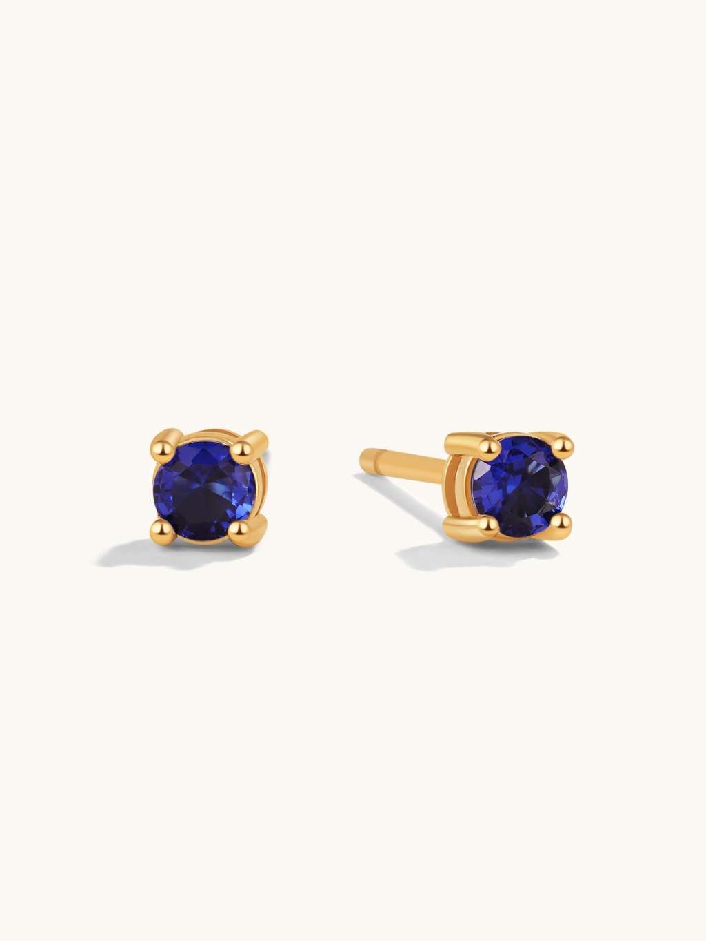 Simple Elegant Ohrstecker Gold 3mm - Dorose | Wasserfester Schmuck, 18K vergoldet
