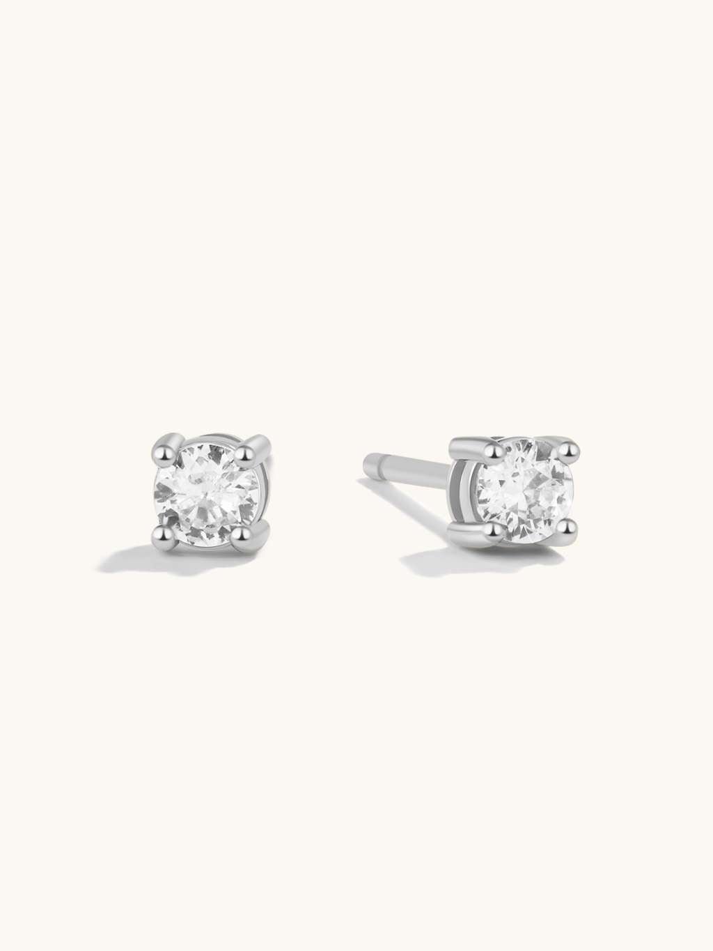 Simple Elegant Ohrstecker Gold 3mm - Dorose | Wasserfester Schmuck, 18K vergoldet