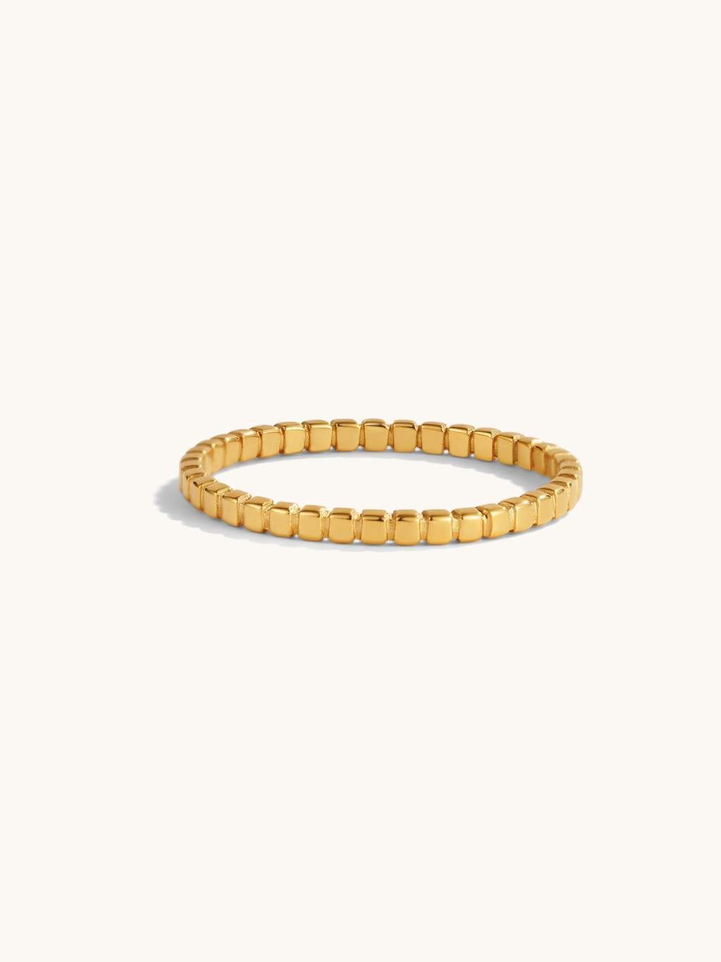 Skinny Tag Ring Gold - Dorose | Wasserfester Schmuck, 18K vergoldet