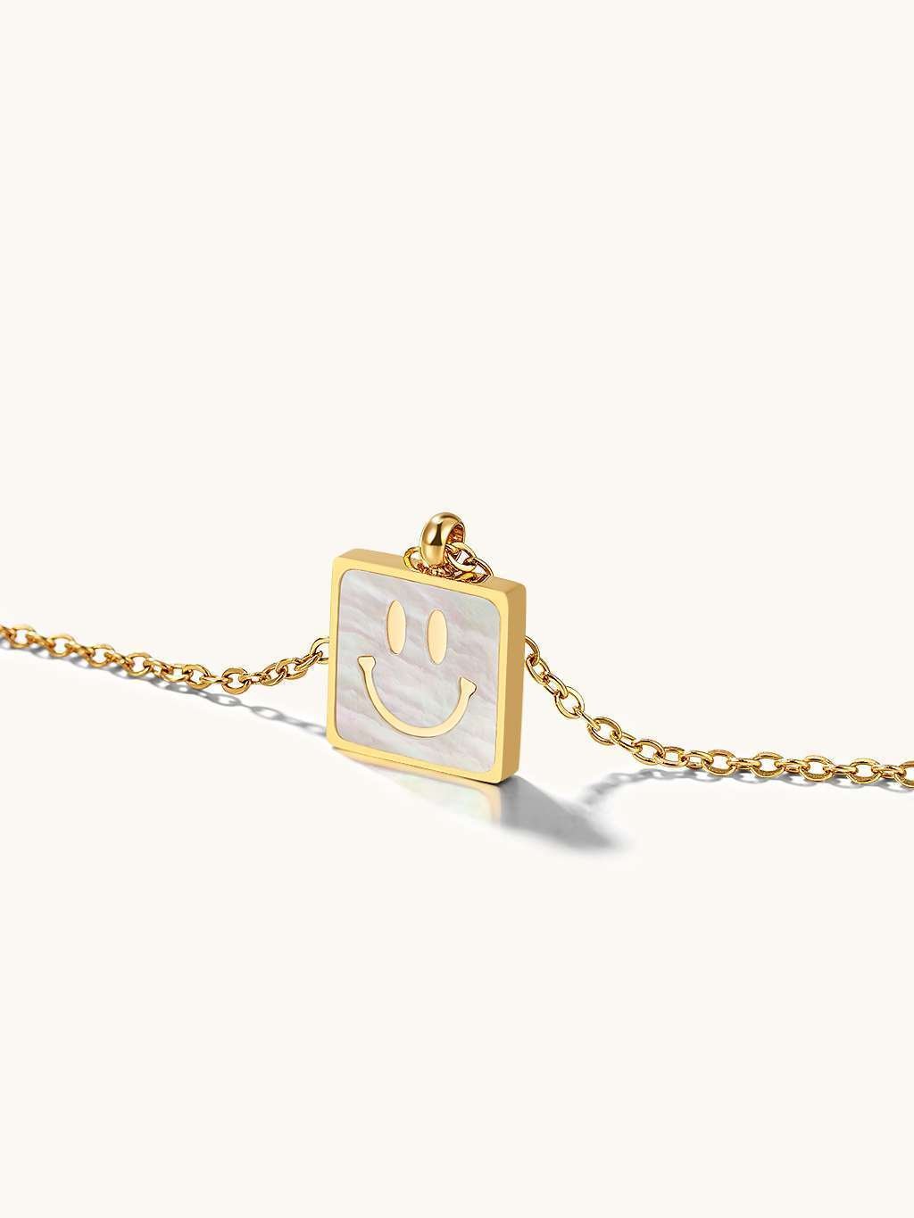 Smile Halskette Gold - Dorose | Wasserfester Schmuck, 18K vergoldet