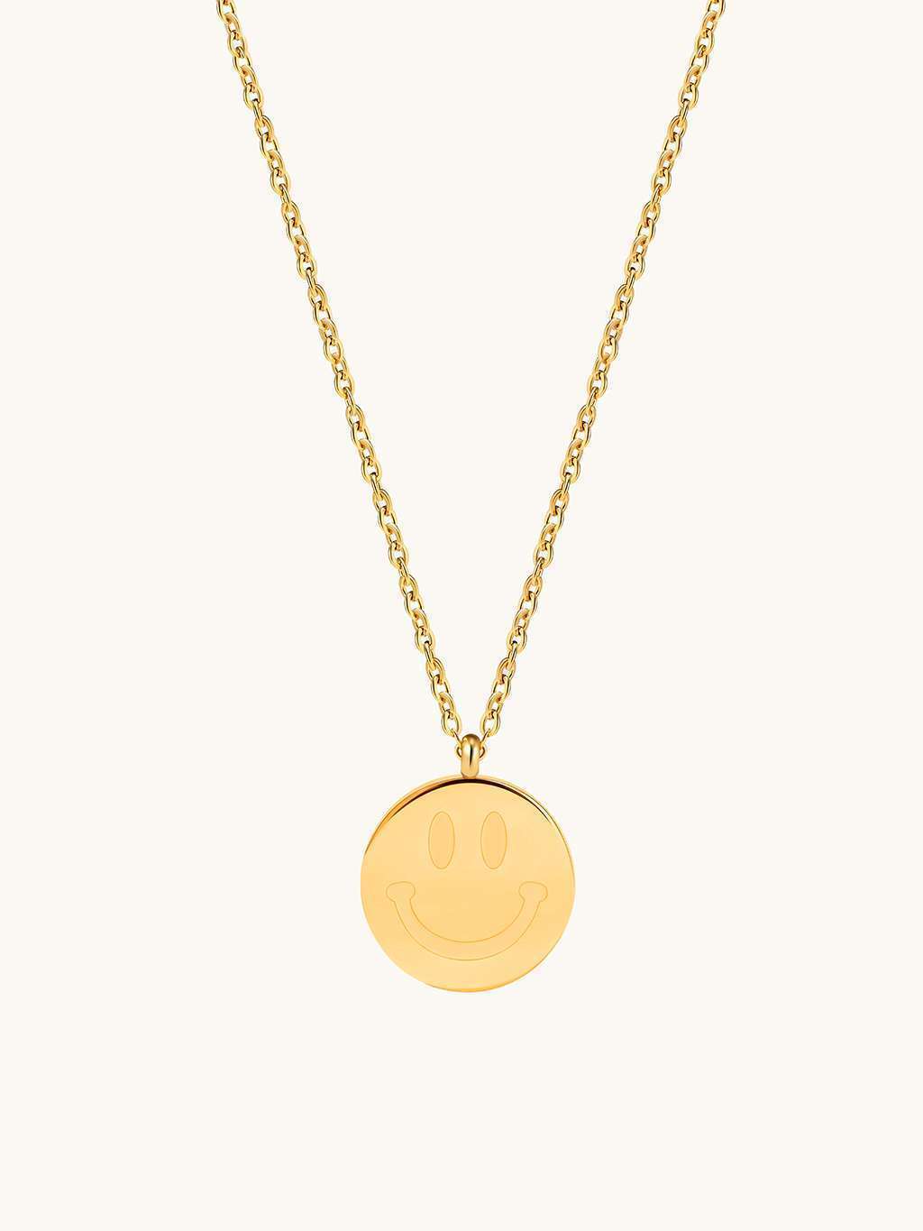 Smiley Kette Gold - Dorose | Wasserfester Schmuck, 18K vergoldet