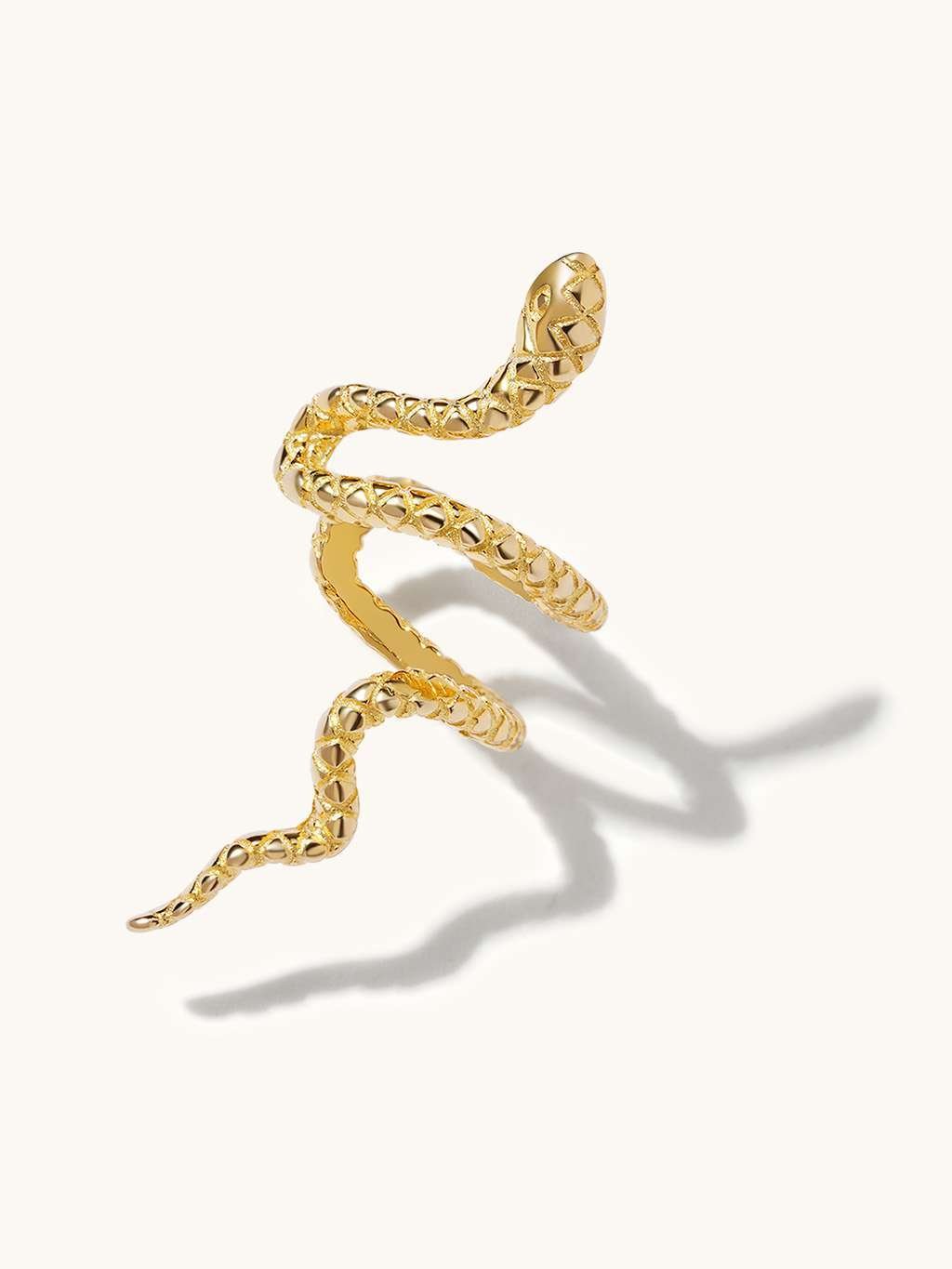 Snake Earcuff Gold - Dorose | Wasserfester Schmuck, 18K vergoldet