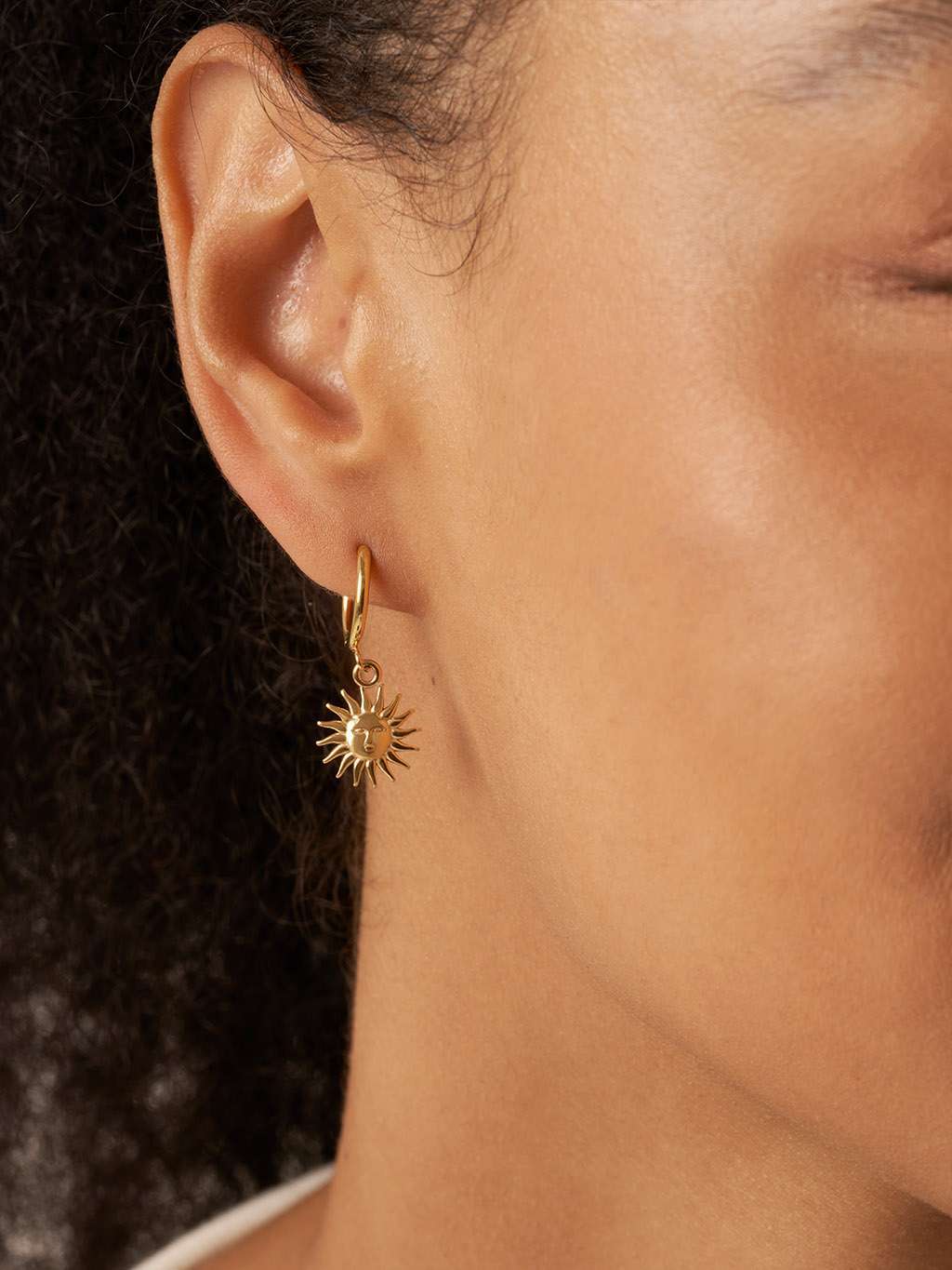 Sonnenlicht Halskette & Ohrringe Schmuck Set - Dorose | Wasserfester Schmuck, 18K vergoldet
