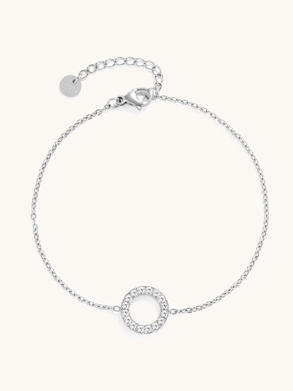 Sparkling Circle Armband Gold & Silber - Dorose | Wasserfester Schmuck, 18K vergoldet