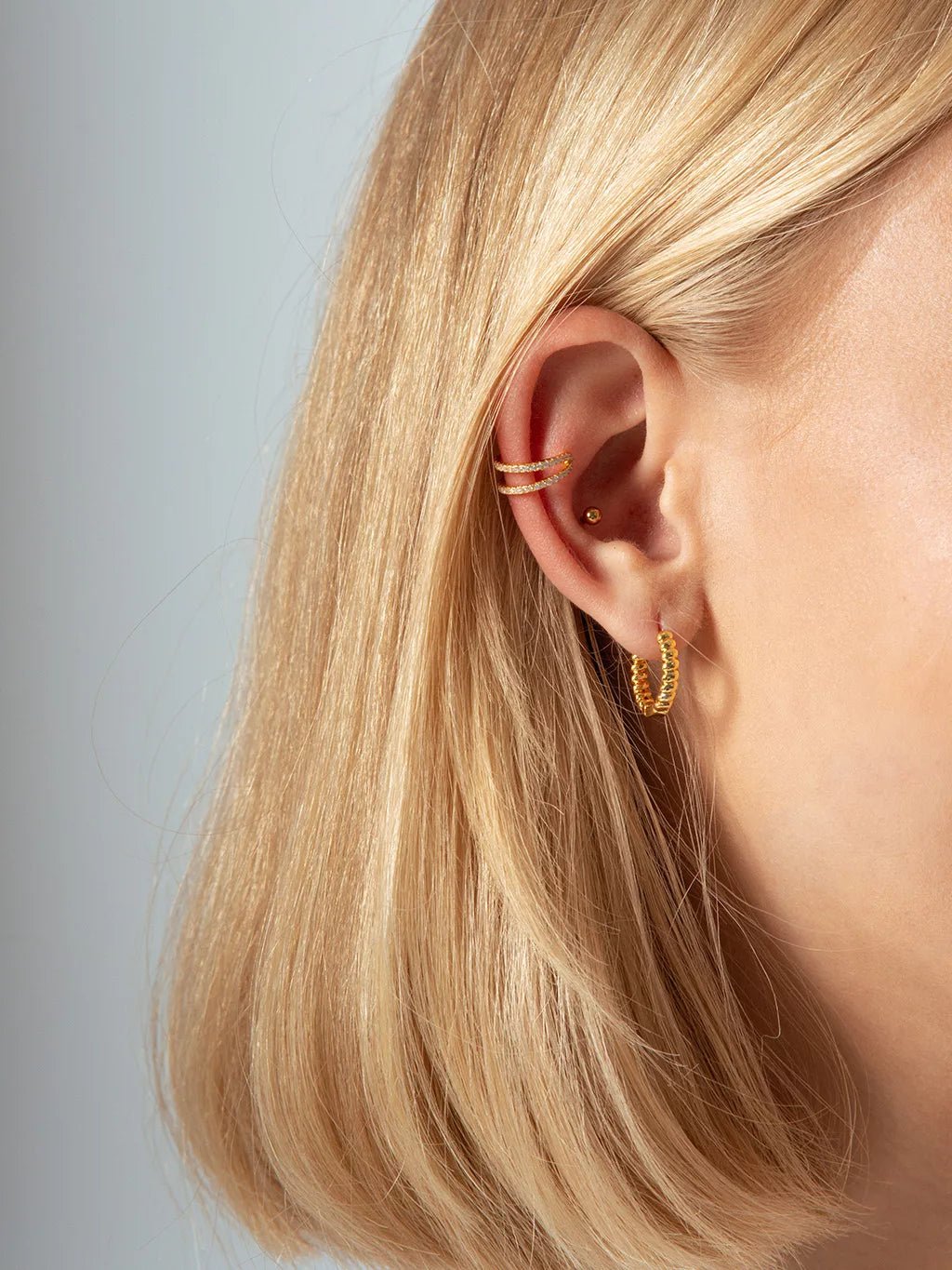 Star Cluster Earcuff Gold - Dorose | Wasserfester Schmuck, 18K vergoldet