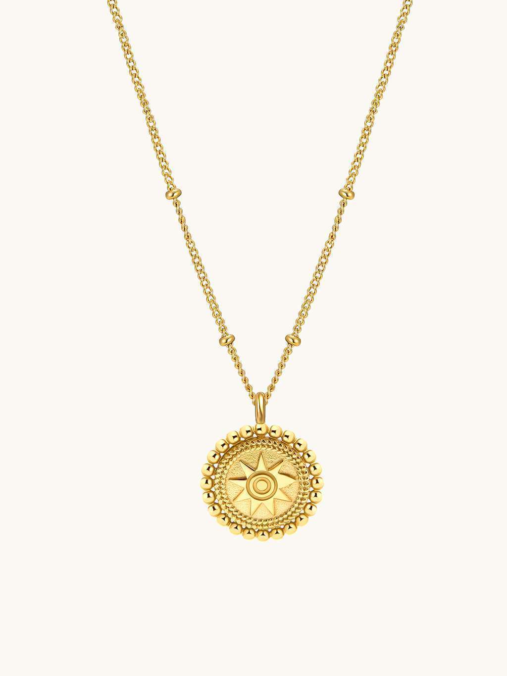 Star Coin Halskette Gold - Dorose | Wasserfester Schmuck, 18K vergoldet