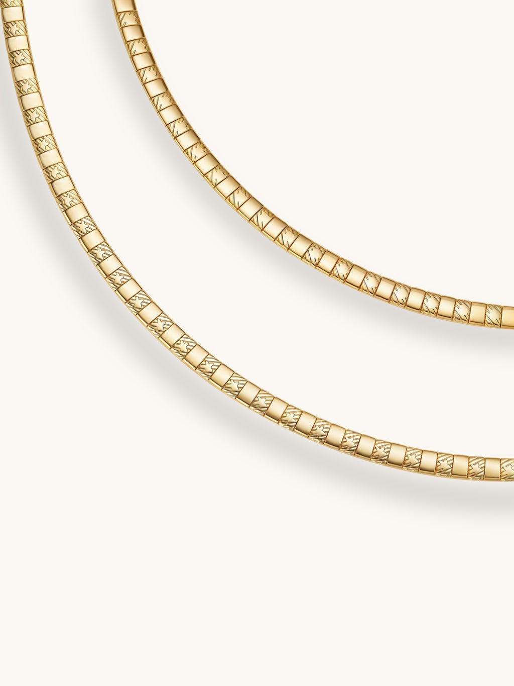 Star Heart Flat Snake Choker Kette Gold - Dorose | Wasserresistent, kein Verfärben