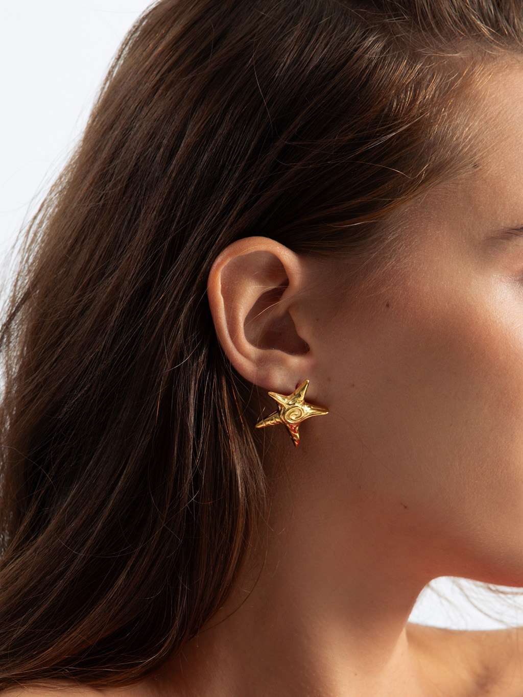 Starfish Ohrstecker Gold - Dorose | Wasserfester Schmuck, 18K vergoldet