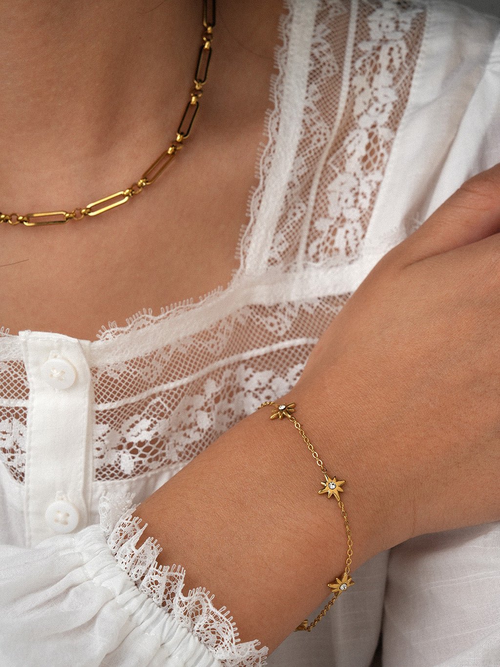 Sternen Armband Gold - Dorose | Wasserresistent, kein Verfärben