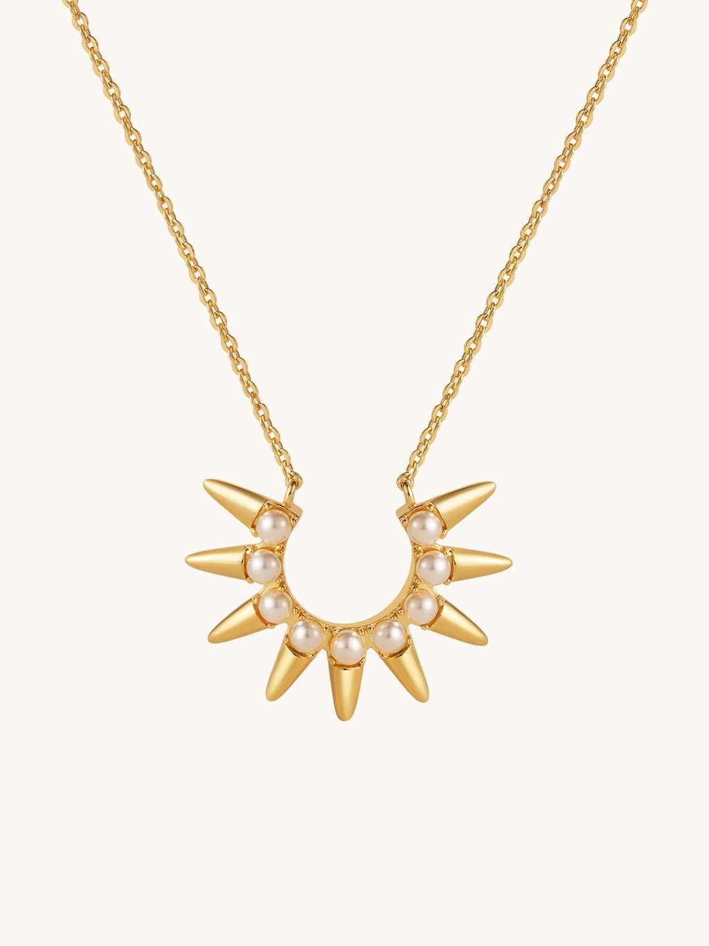 Sun Pearls Kette Gold - Dorose | Wasserfester Schmuck, 18K vergoldet
