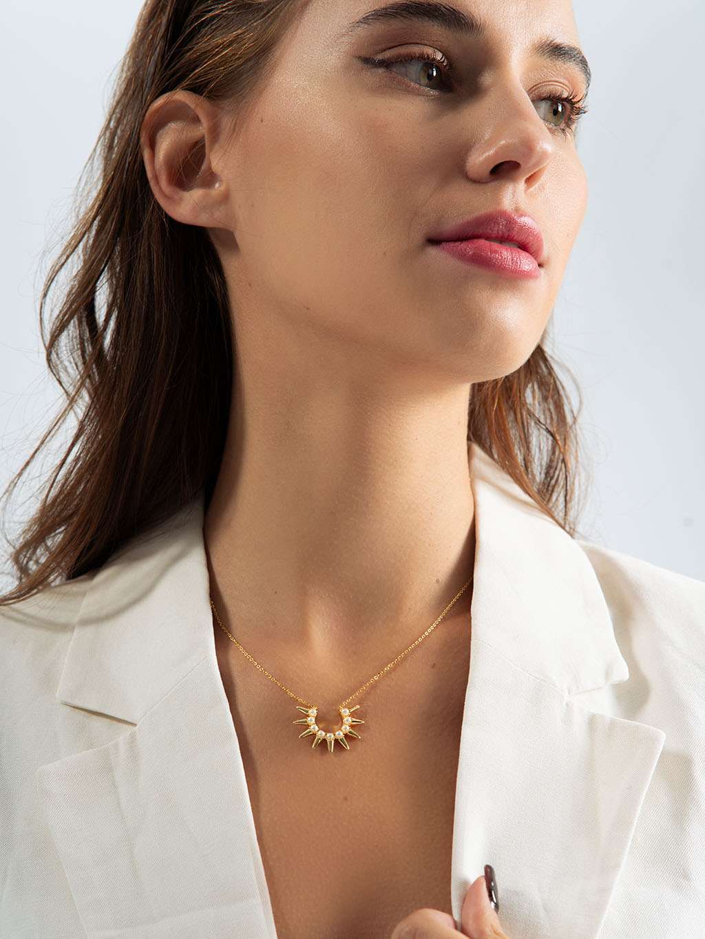 Sun Pearls Kette Gold - Dorose | Wasserfester Schmuck, 18K vergoldet