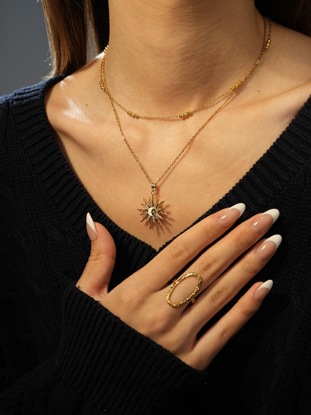 Sun Star Kette Gold - Dorose | Wasserresistent, kein Verfärben