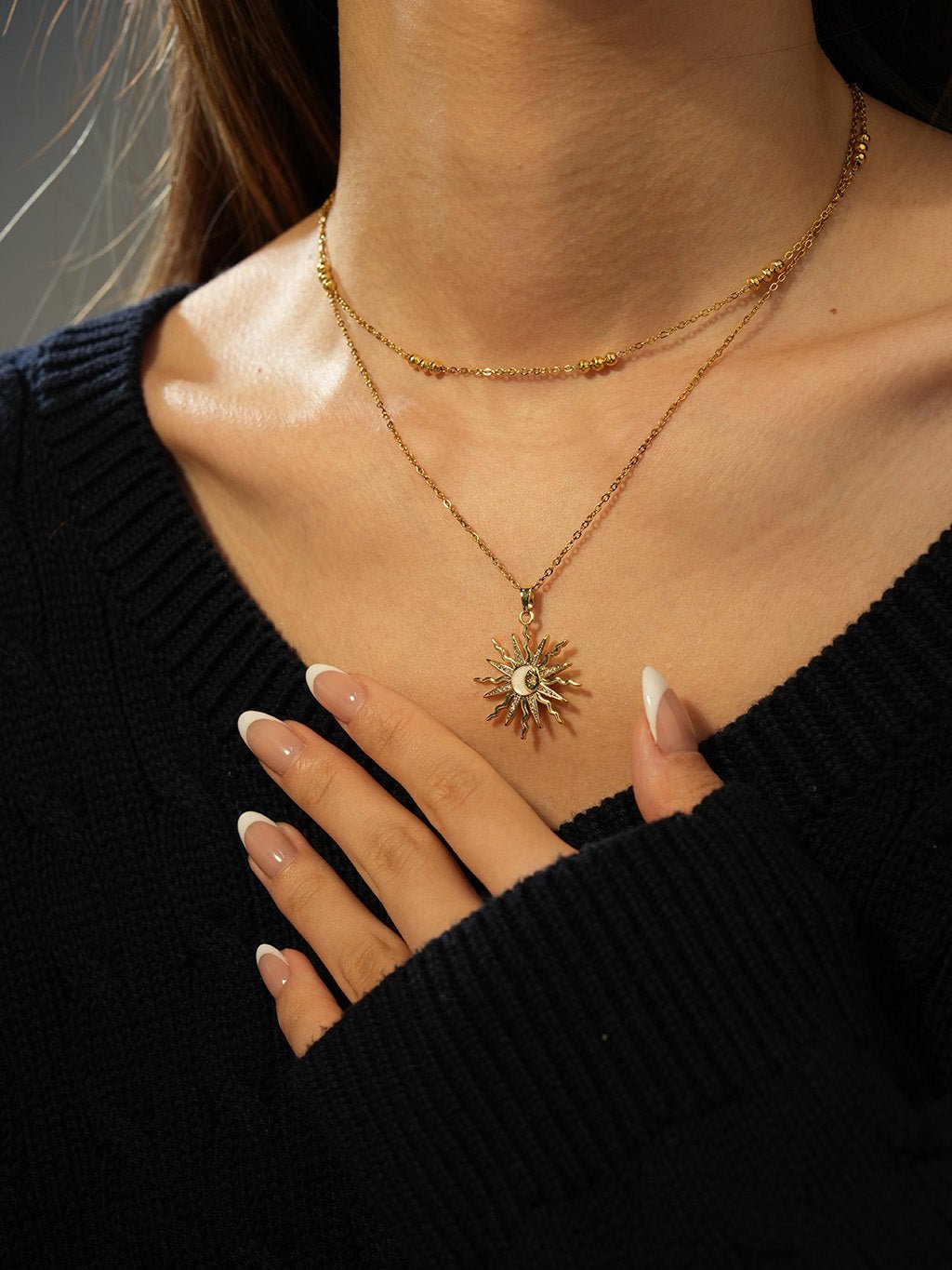 Sun Star Kette Gold - Dorose | Wasserresistent, kein Verfärben