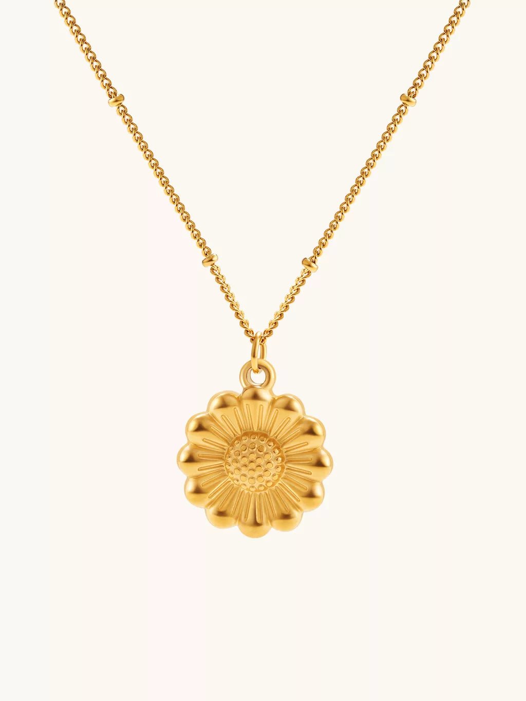 Sunflower Kette Gold - Dorose | Wasserfester Schmuck, 18K vergoldet