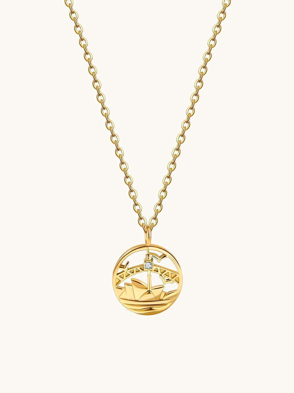 Sydney Halskette Gold - Dorose | Wasserfester Schmuck, 18K vergoldet