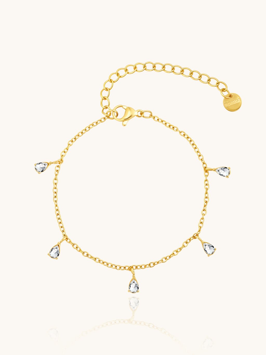 Teardrop Armband Gold - Dorose | Wasserresistent, kein Verfärben