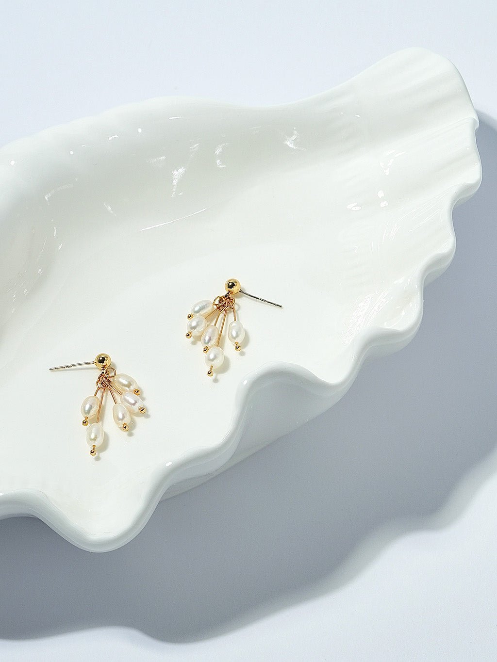 Teardrop Pearl Ohrringe Gold - Dorose | Wasserresistent, kein Verfärben
