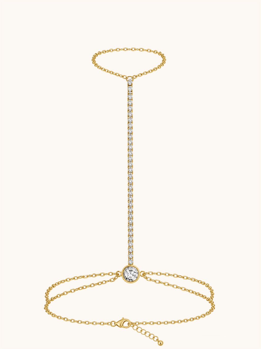 Tennis Ring - Armkette Gold - Dorose | Wasserresistent, kein Verfärben