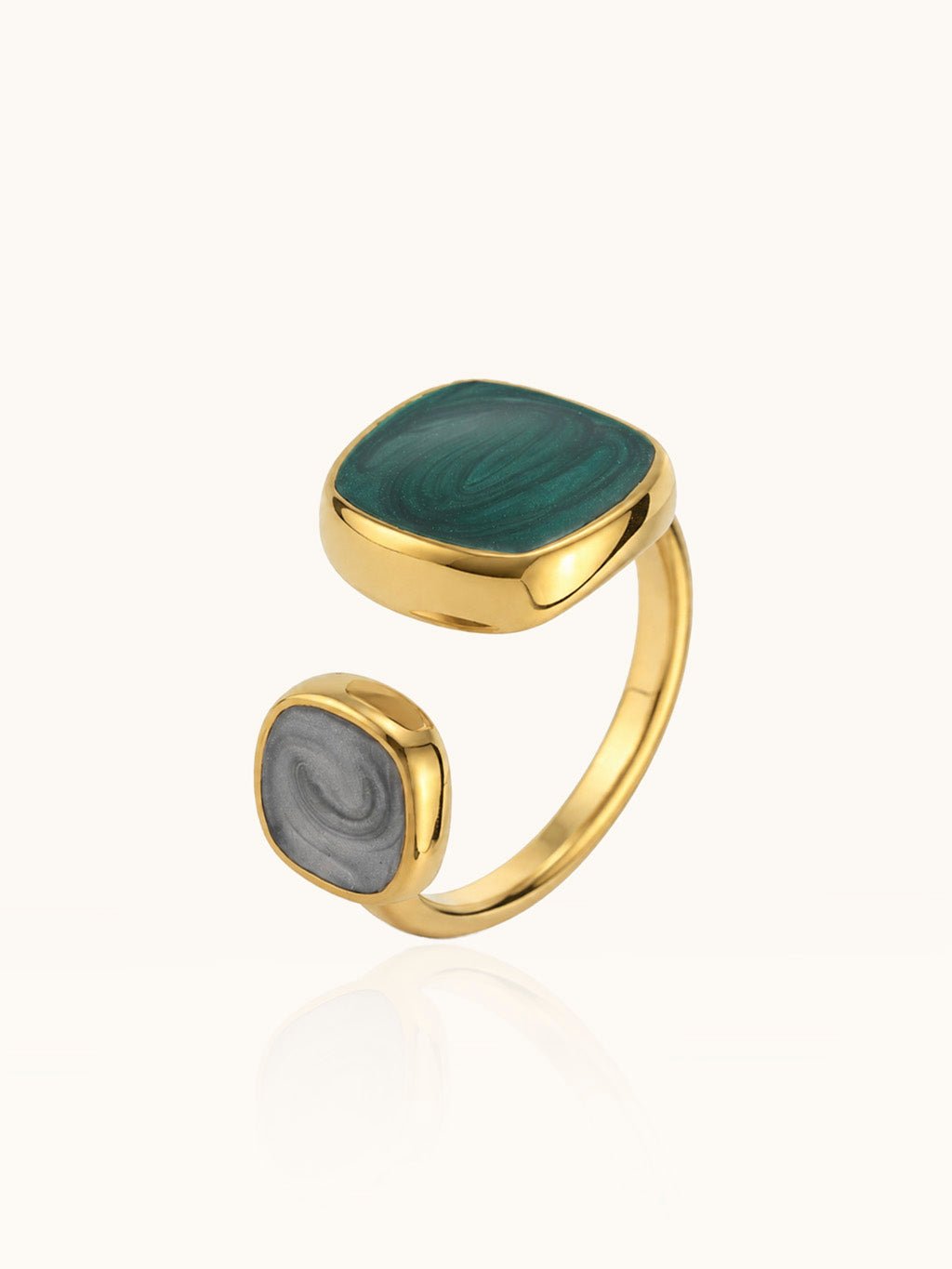 Terra Duo Ring Gold - Dorose | Wasserresistent, kein Verfärben