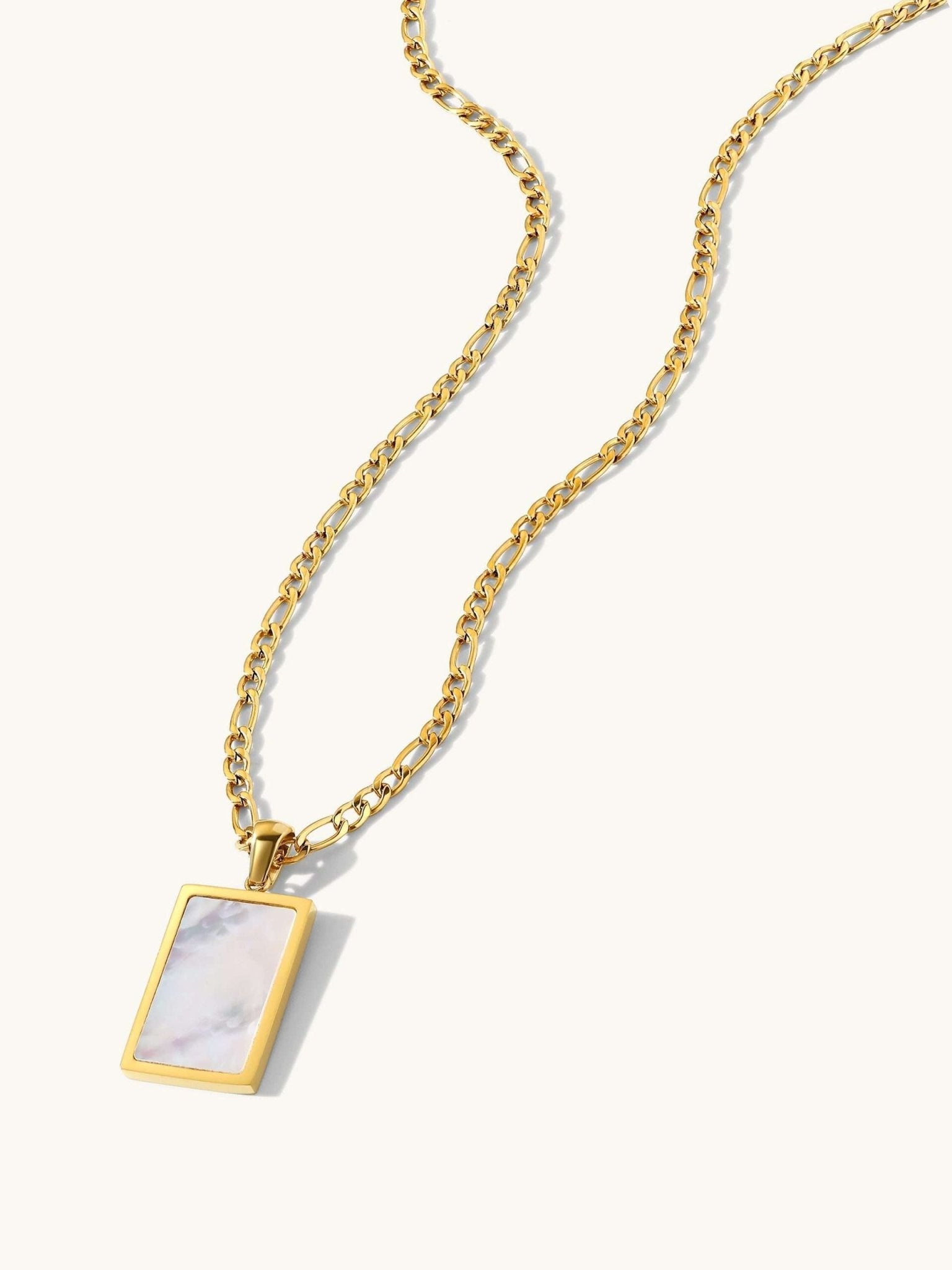 Traumhafter Spiegelreflexion - Halskette Gold - Dorose | Wasserfester Schmuck, 18K vergoldet