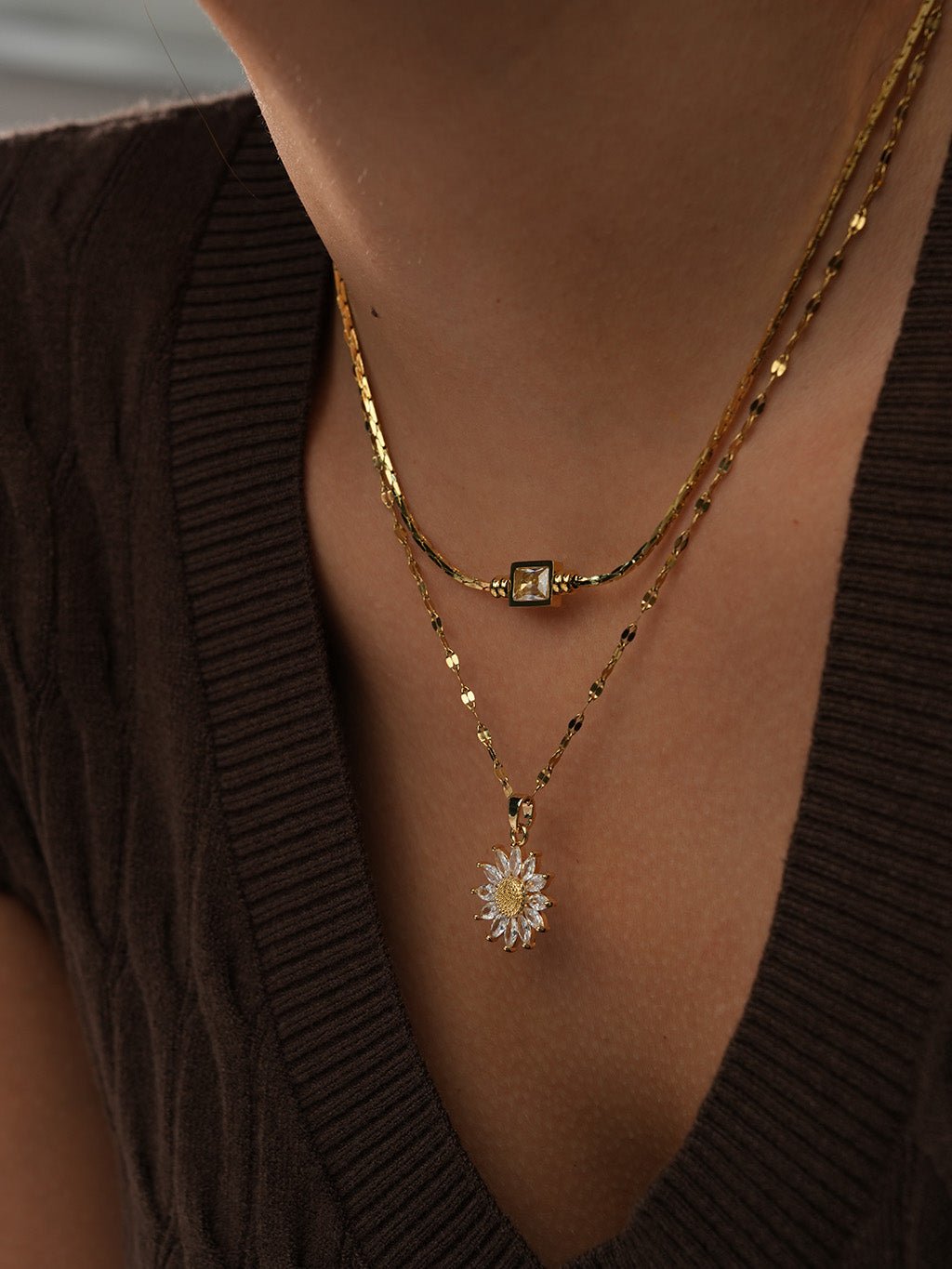 Unique Shine Kette Gold - Dorose | Wasserresistent, kein Verfärben