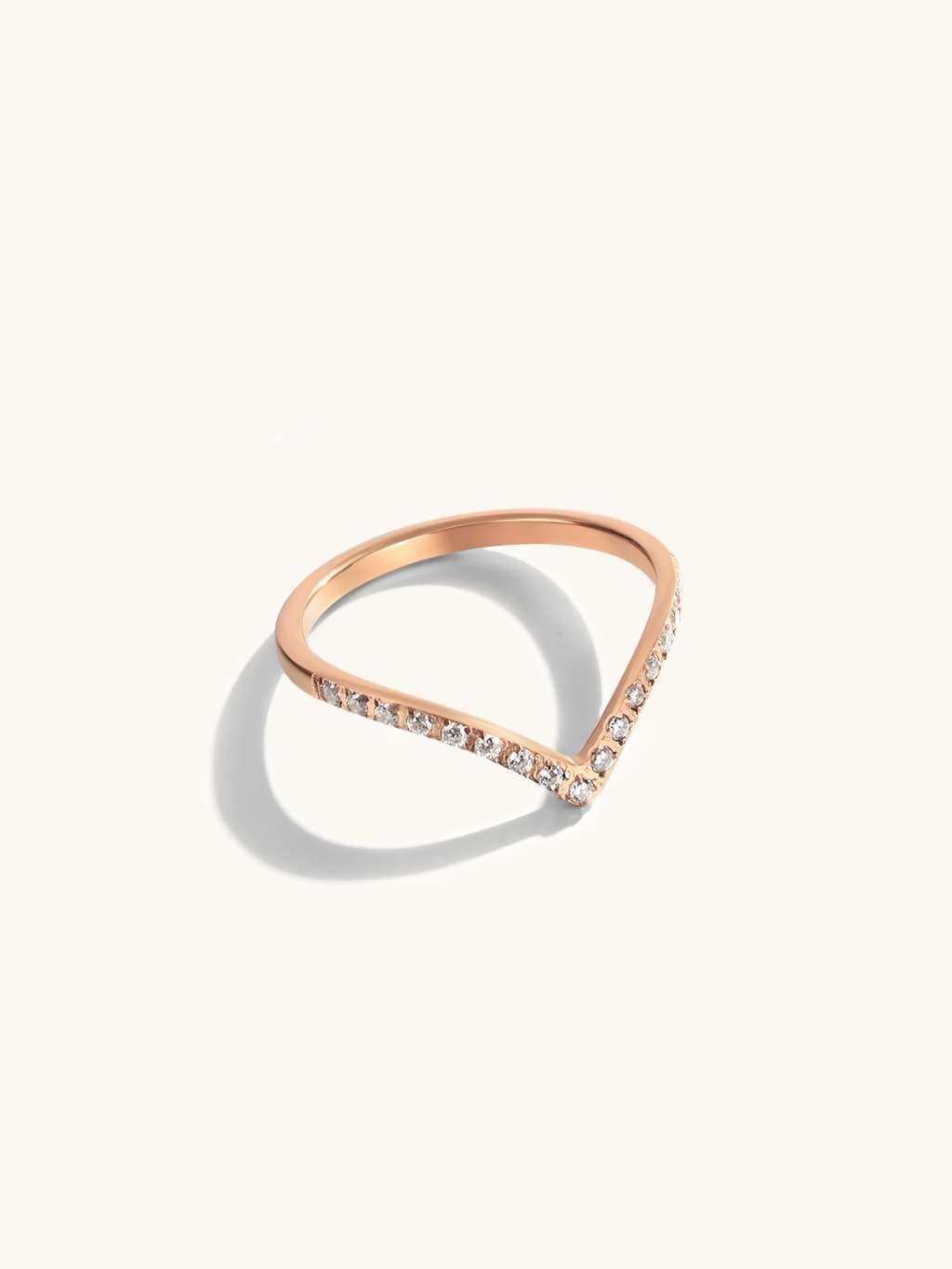 Victory Ring mit Zirkonia Roségold - Dorose | Wasserfester Schmuck, 18K vergoldet