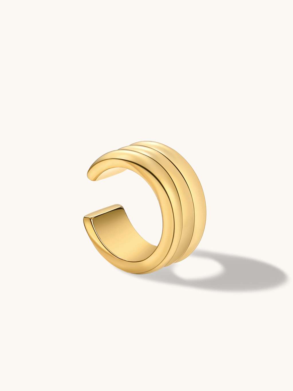 Viviana Earcuff Gold - Dorose | Wasserfester Schmuck, 18K vergoldet