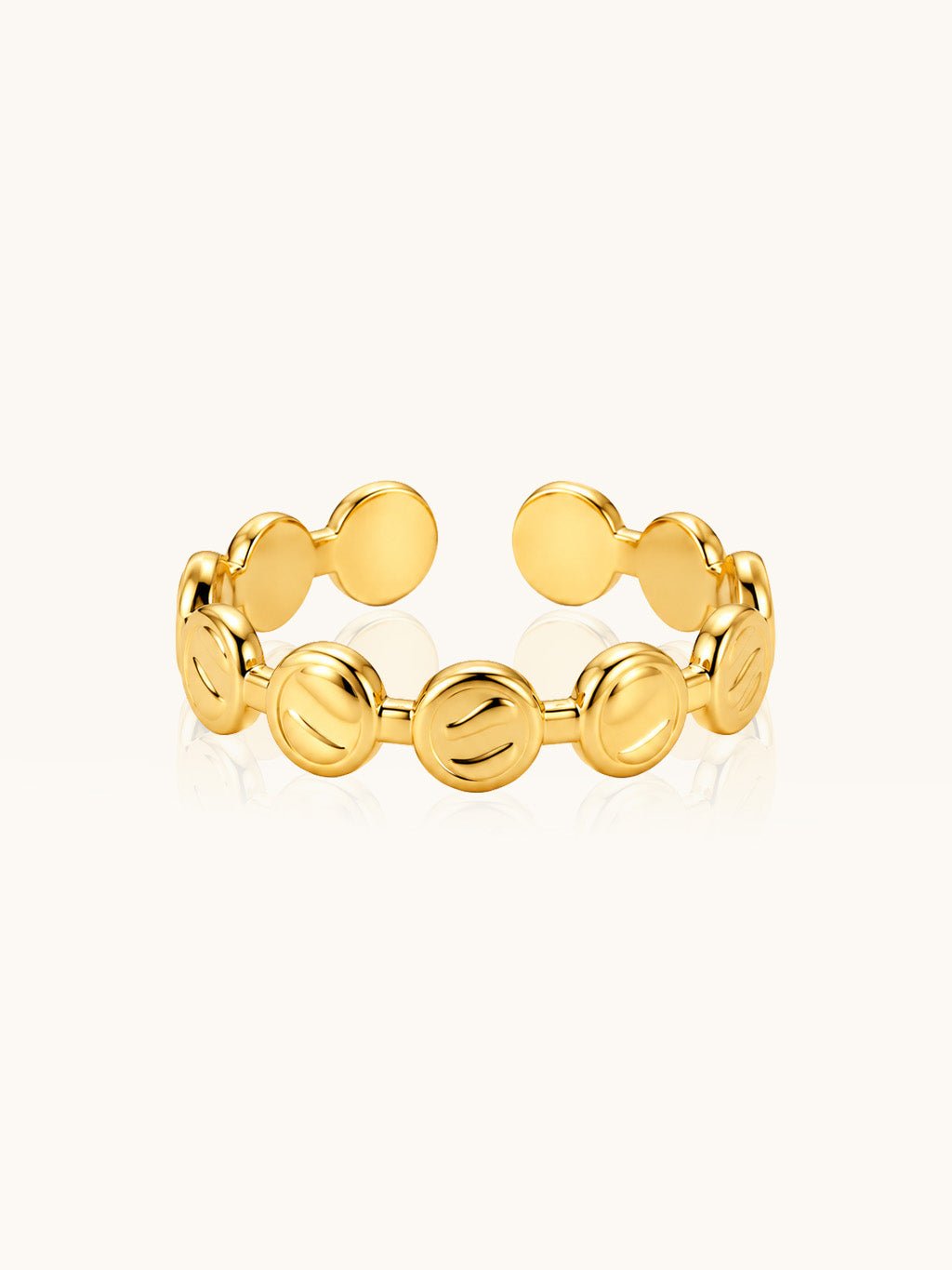 Wellenkreis Ring Gold - Dorose | Wasserresistent, kein Verfärben