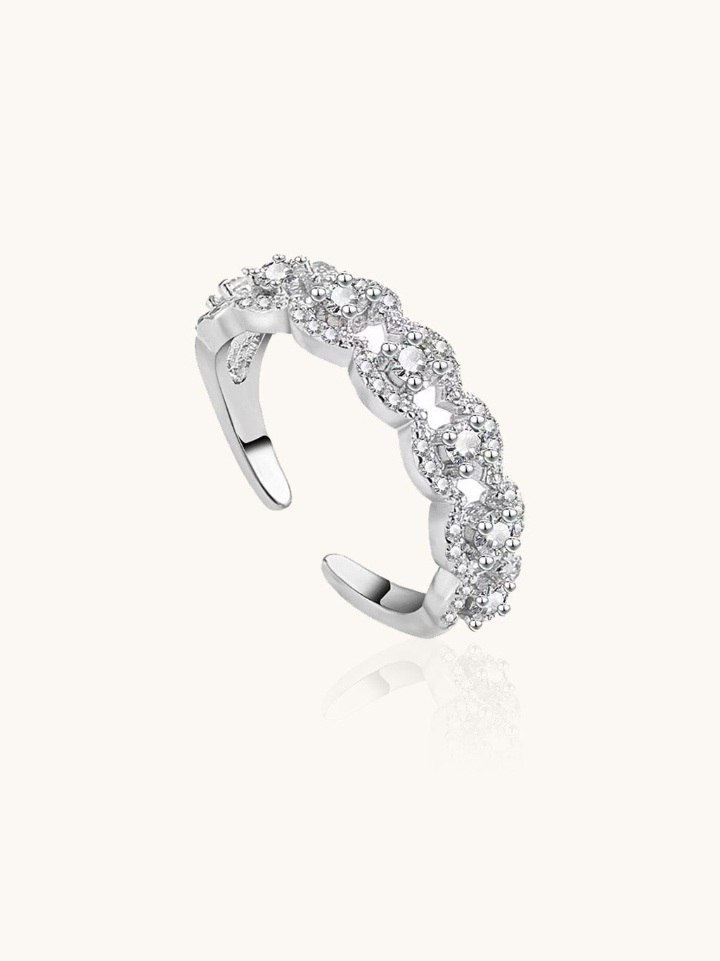 White Lace Ring 52mm - Dorose | Wasserresistent, kein Verfärben
