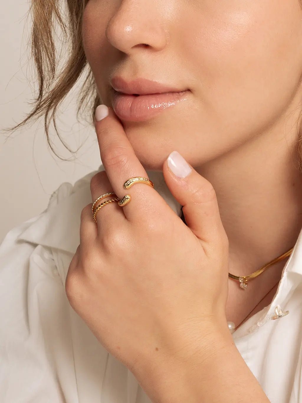 Wrap Ring Gold 52mm - Dorose | Wasserfester Schmuck, 18K vergoldet
